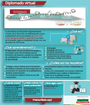 Diplomado virtual gratuito &ldquo;Una ruta para ense&ntilde;ar y aprender&rdquo;