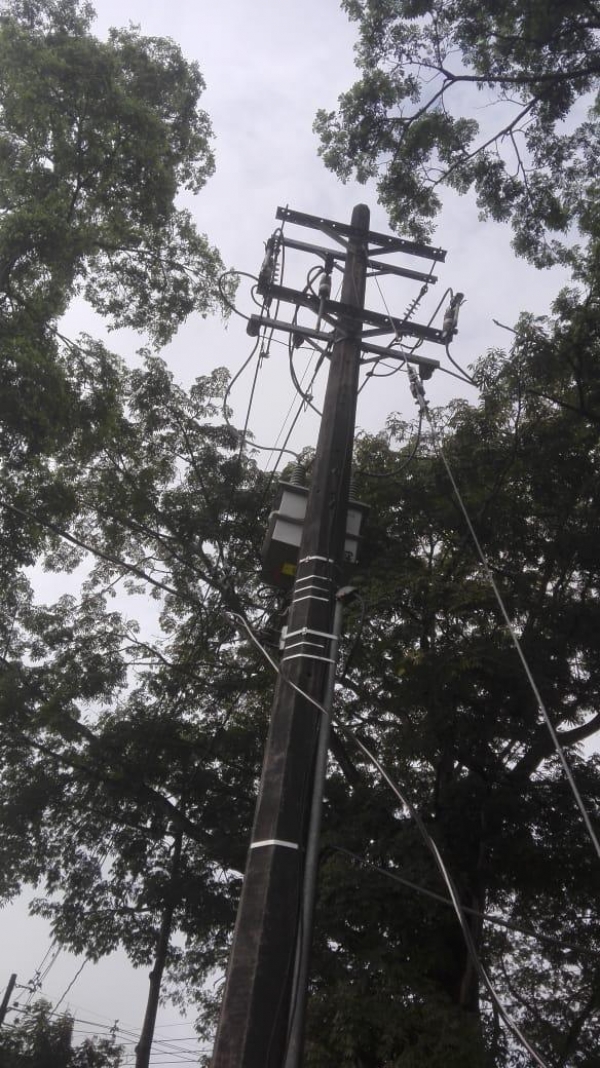 Estaci&oacute;n de rebombeo  del prado, sufri&oacute; una descarga el&eacute;ctrica.