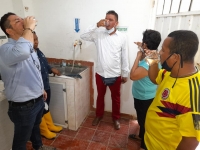 Visitamos la planta municipal para que pudieran constatar el tratamiento que se le hace al agua