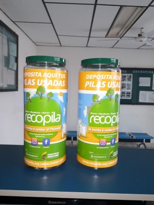 Recolecci&oacute;n de las pilas ya usadas para evitar que se arrojen a la basuras.